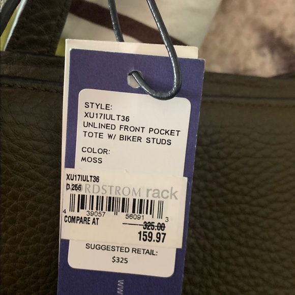 Rebecca Minkoff Olive Green Tote Bag - Picture 2 of 2